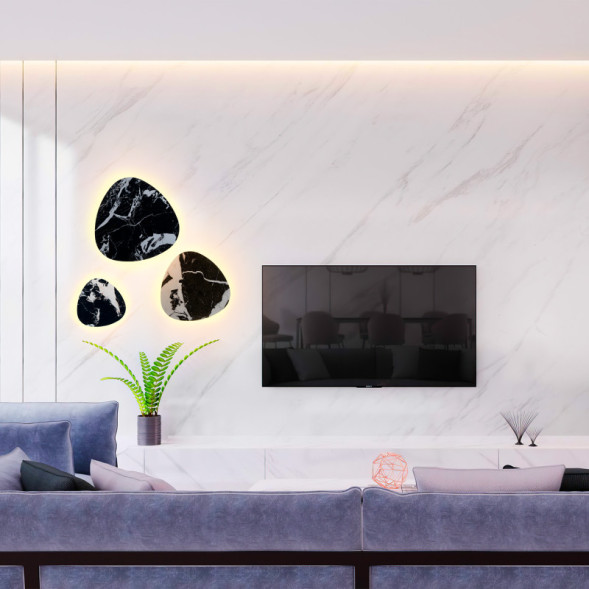 Бра Crystal Lux BILBAO BILBAO AP10W LED D300 BLACK