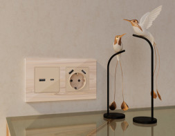 Розетка Ambrella Volt MA311010 ALFA QUANT