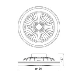 Потолочный светильник Mantra Gamer 8291