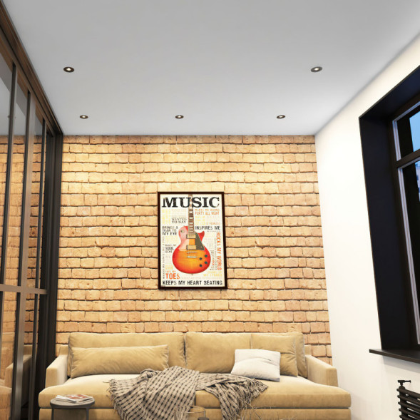 Встраиваемый точечный светильник Denkirs Roto mini DK2037-BK