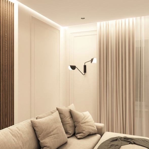 Встраиваемый точечный светильник Denkirs Roto mini DK2037-BK