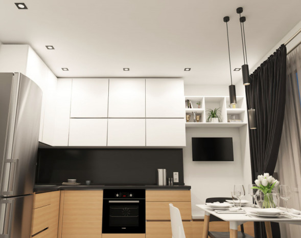 Встраиваемый точечный светильник Denkirs Rodvig DK3071-BK+WH