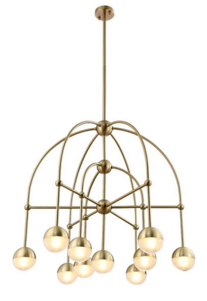 Люстра на штанге Crystal Lux TRUENA TRUENA SP-PL6+3+1 BRONZE