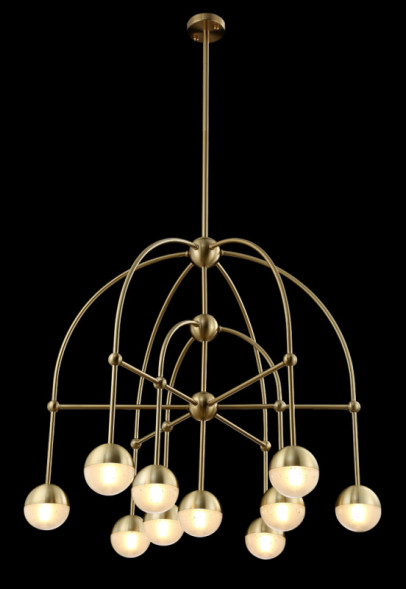 Люстра на штанге Crystal Lux TRUENA TRUENA SP-PL6+3+1 BRONZE