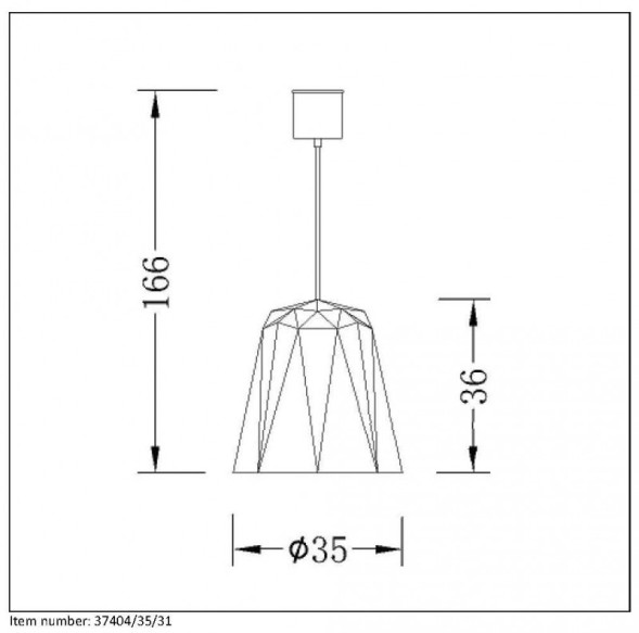 Подвесной светильник LUCIDE Geometry 37404/35/31