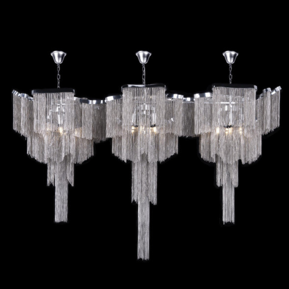 Каскадная люстра LOFT IT Stream 10208/1400R Smoke