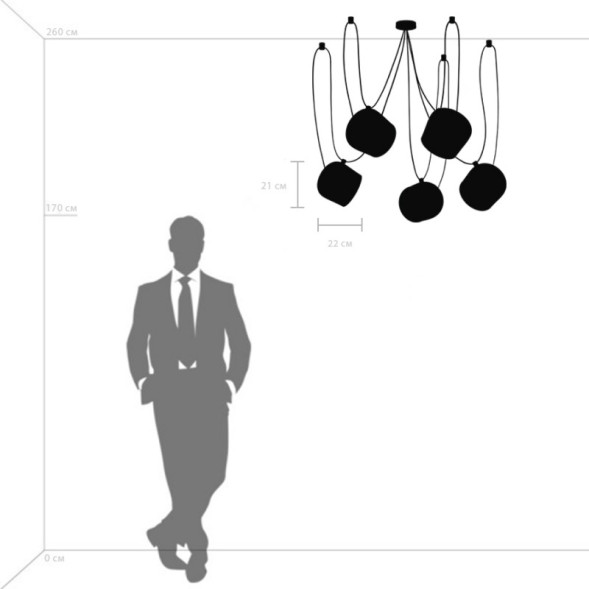 Подвесная люстра Lightstar Omega 727253