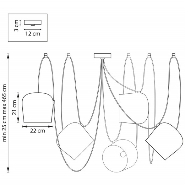 Подвесная люстра Lightstar Omega 727253