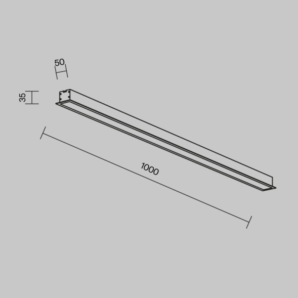 Офисный светильник Maytoni Technical LL313 LL313004