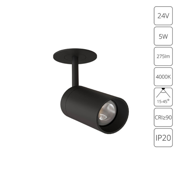 Спот ARTE Lamp PRESTO A6187PL-1BK