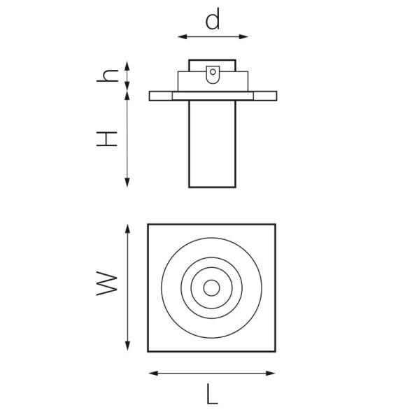 Встраиваемый точечный светильник Lightstar INTERO i517264
