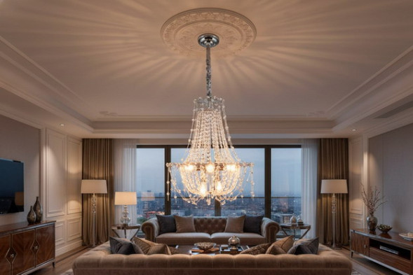 Подвесная люстра Lussole RAINS LSP-6000