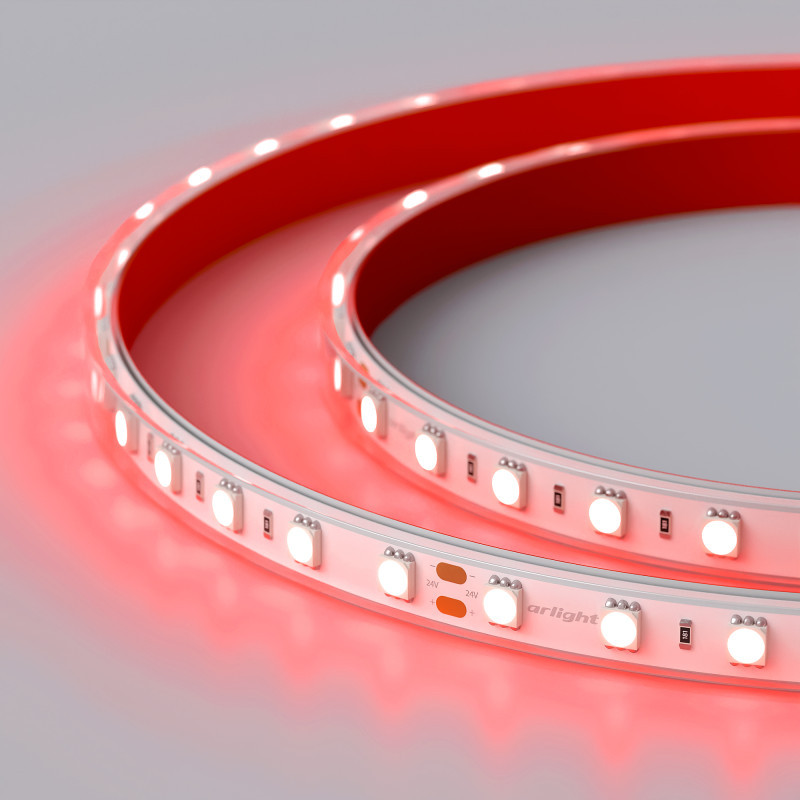 Лента Arlight RTW-PFS-B60-13mm 5060 036463 72W 24V красный IP68