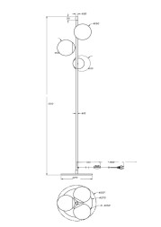 Торшер Maytoni Nostalgia MOD048FL-03G
