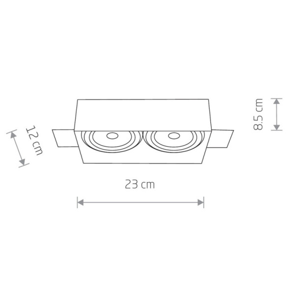 Встраиваемый точечный светильник Nowodvorski Mod Plus 9403