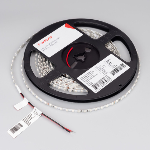 Лента Arlight RT-A120-5mm 2835 015657(2) 48W 24V красный IP20