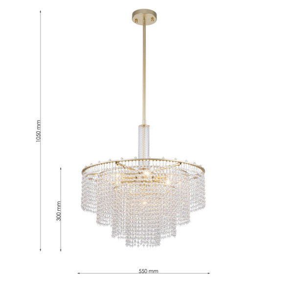 Подвесная люстра 4762-7P Favourite Fringe