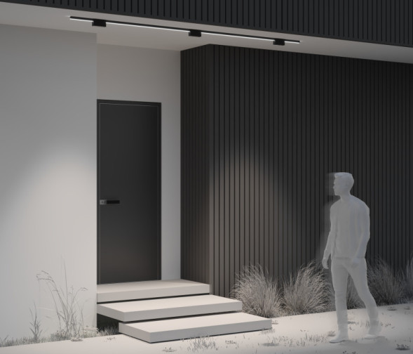 Светодиодный трековый светильник Maytoni Points O-TR01-2-S-10WB3K