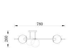 Потолочная люстра Freya Damask FR5205PL-06BS