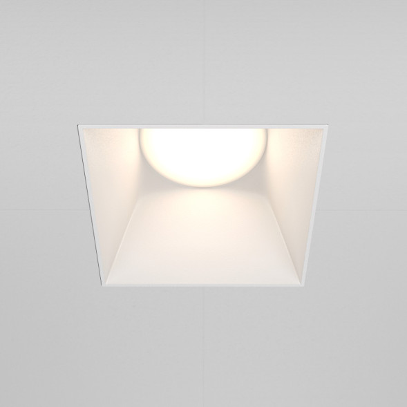 Встраиваемый точечный светильник Maytoni Technical SHARE DL051-01-GU10-SQ-W