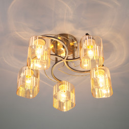 Люстра на штанге Eurosvet Susan 30124/5 античная бронза