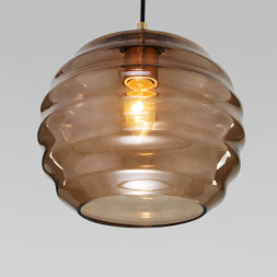 Подвесной светильник Eurosvet ICE 50239/1 коньячный
