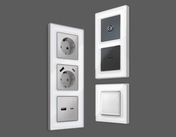 Рамка Ambrella Volt AF580133 ALFA Arctic