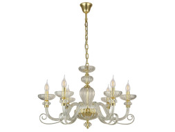 Подвесная люстра Newport 8626/C mat.soft gold clear