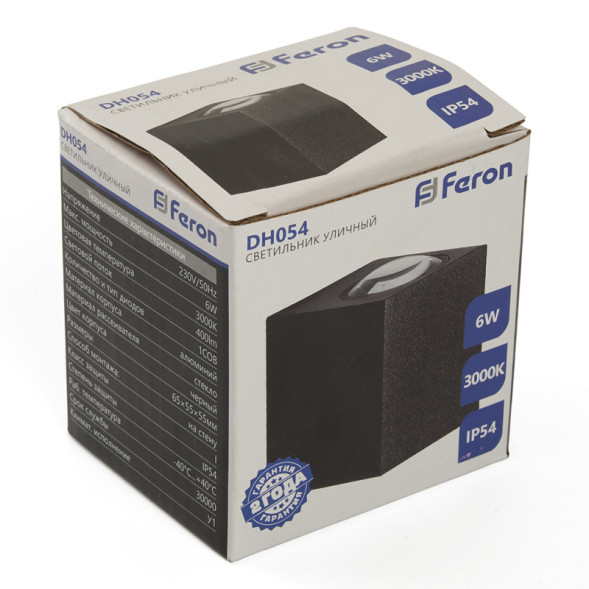 Уличный настенный светильник Feron 48483