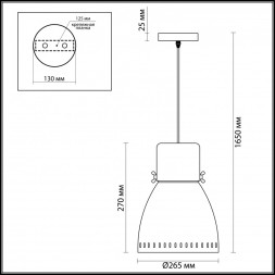 Подвесной светильник Odeon Light MESTRE 3334/1