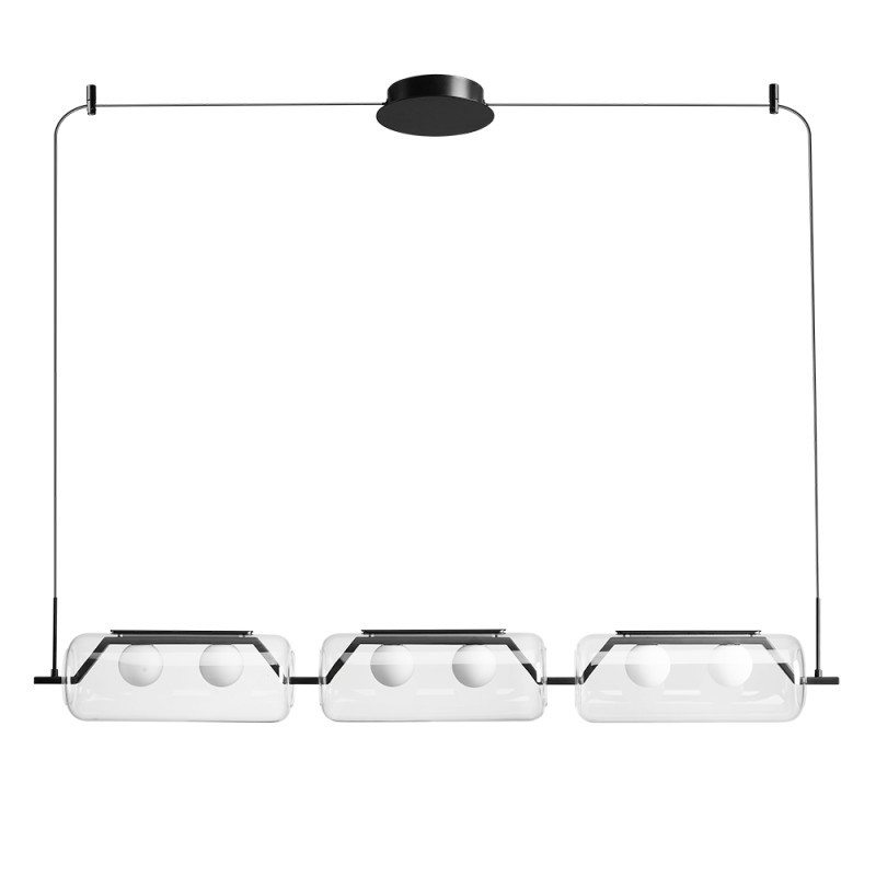 Подвесной светильник ARTE Lamp Geneva A2341SP-6BK