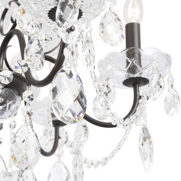 Подвесная люстра Crystal Lux ODELIS ODELIS SP6 BROWN