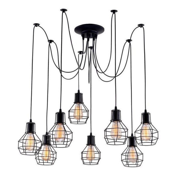 Подвесная люстра Escada BOSTON 1129/8S (Black)