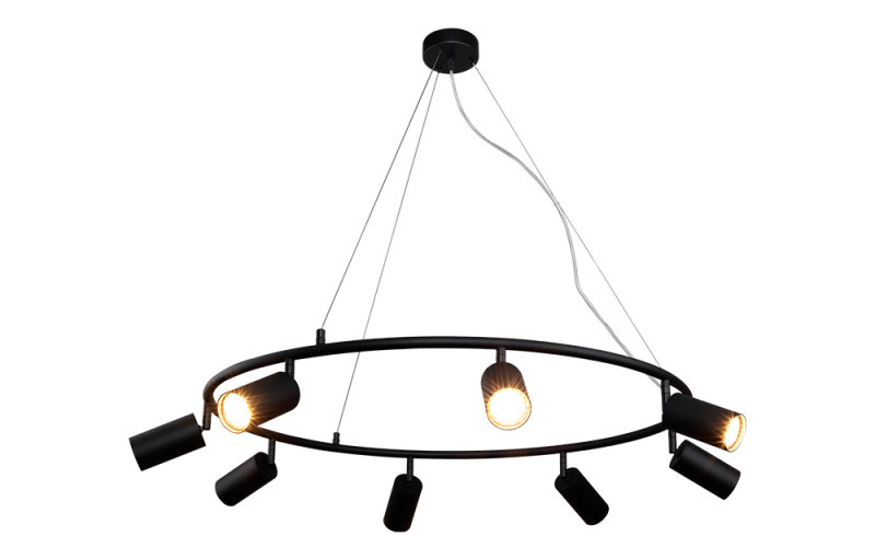 Подвесная люстра Crystal Lux CLT 015 CLT 015C8 D800 BL
