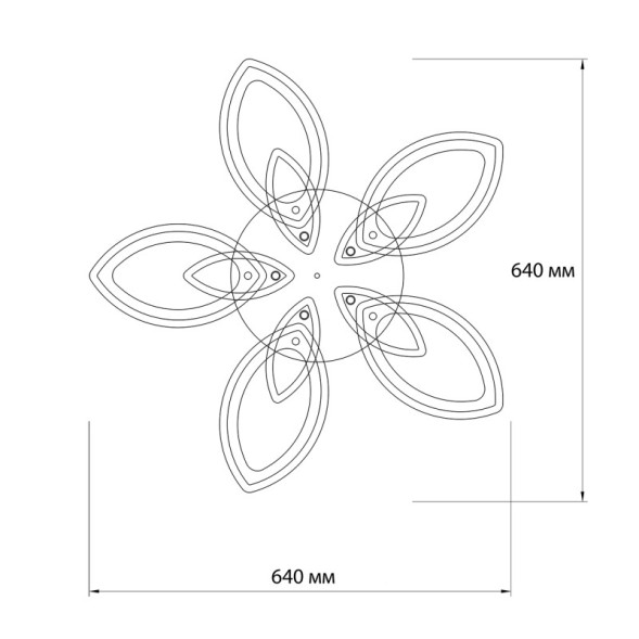 Потолочная люстра Escada 10287/5LED