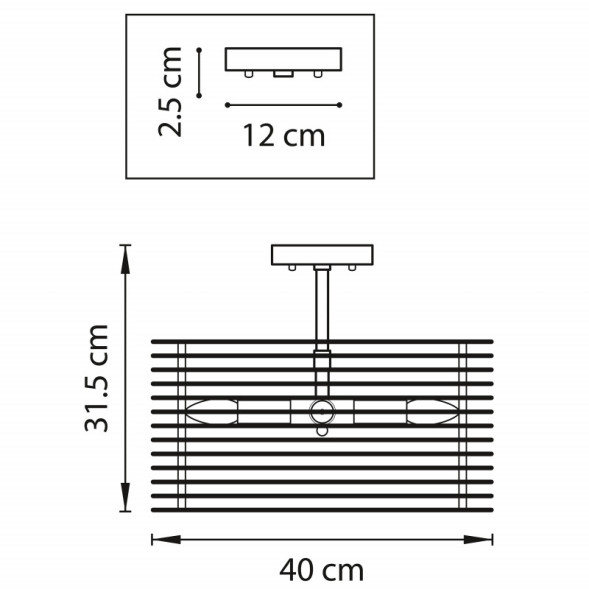 Люстра на штанге Lightstar Zeta 728043