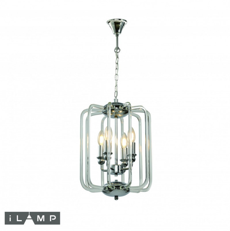 Подвесная люстра iLamp MONO P2481-4 CR