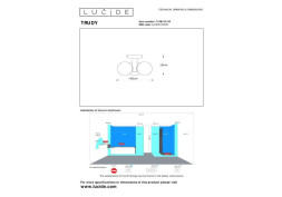 Подвесной светильник LUCIDE TRUDY 74116/03/30