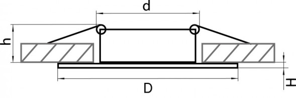 Встраиваемый точечный светильник Lightstar Ringo 011000