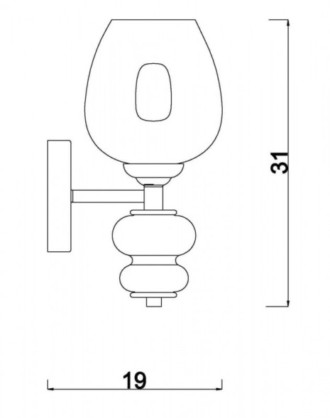 Бра Vele Luce Nebulosa VL2103W01