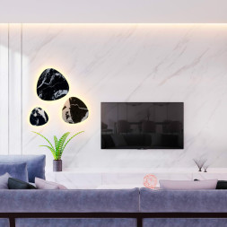 Бра Crystal Lux BILBAO BILBAO AP12W LED D500 BLACK