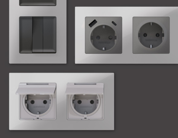 Рамка Ambrella Volt AF220401 ALFA Techno