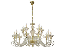 Подвесная люстра Newport 8620+5/C mat.soft gold clear