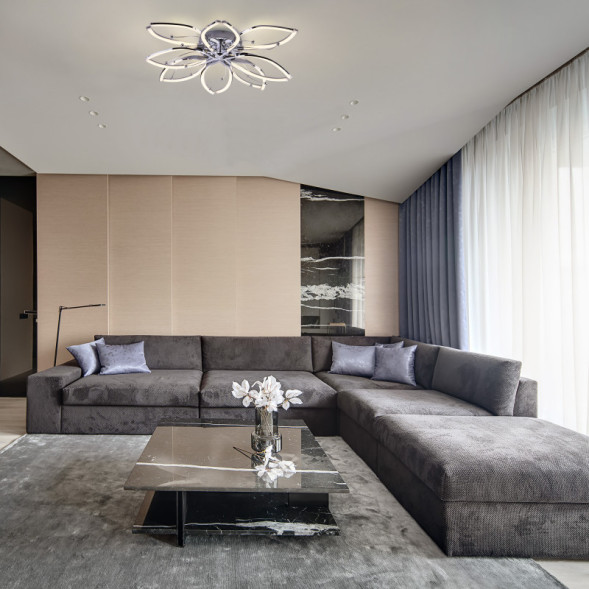 Потолочная люстра Eurosvet FIONA 90092/8 хром