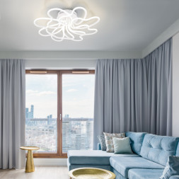 Люстра на штанге Eurosvet Smart Floret 90235/8 белый Smart