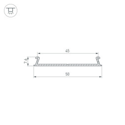 Экран для светодиодной ленты Arlight 016990