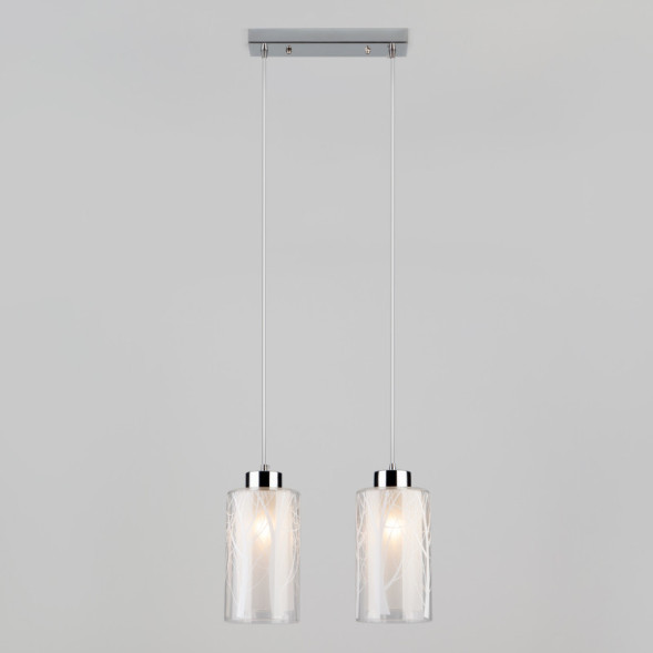 Подвесной светильник Eurosvet Santos 50001/2 хром