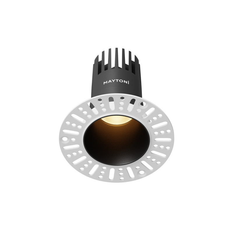 Встраиваемый точечный светильник Maytoni Technical DL120-10W-2.7K-TRS-B dip