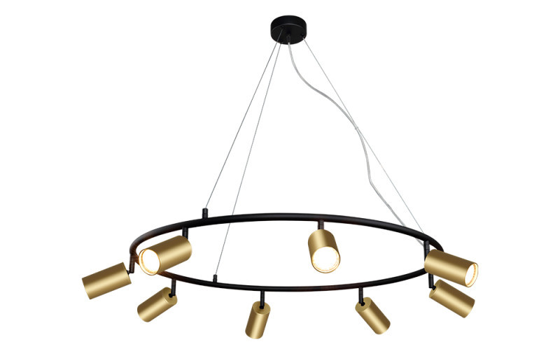 Подвесная люстра Crystal Lux CLT 015 CLT 015C8 D800 BL-GO