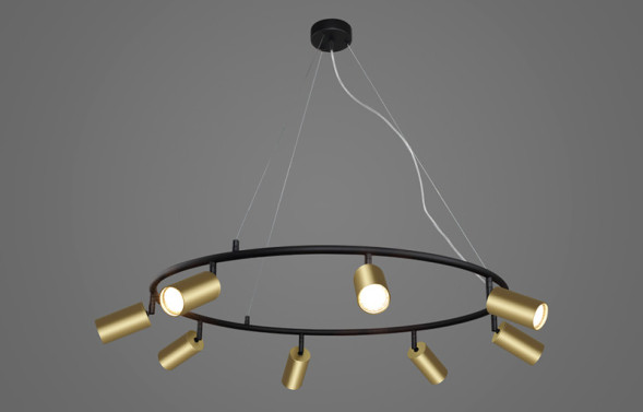 Подвесная люстра Crystal Lux CLT 015 CLT 015C8 D800 BL-GO